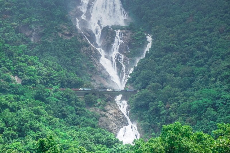 how to get Dudhsagar Waterfal